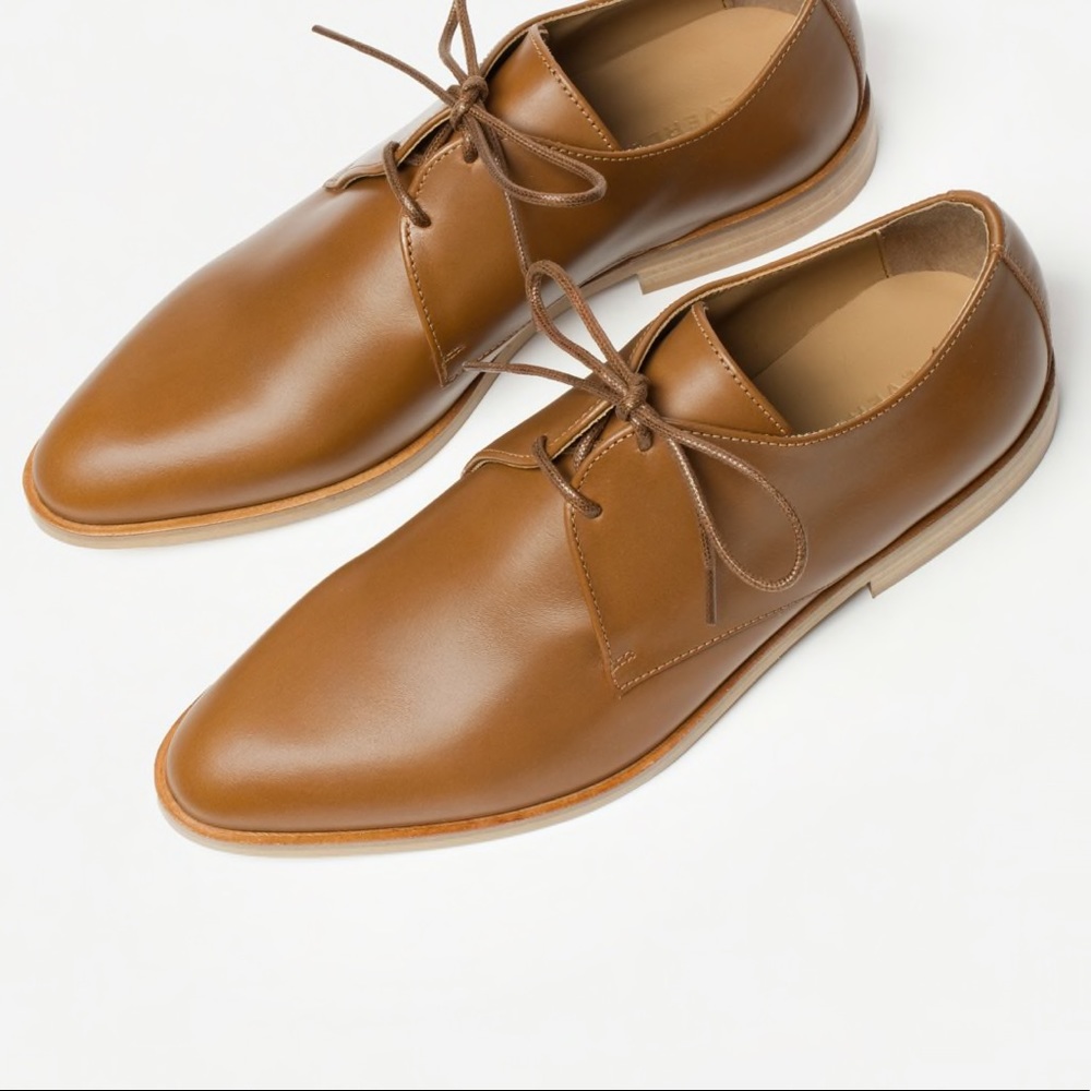 Everlane The Modern Oxford Cognac 10